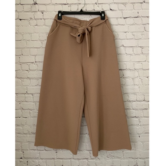 mine Pants - MINE cropped wide leg pants